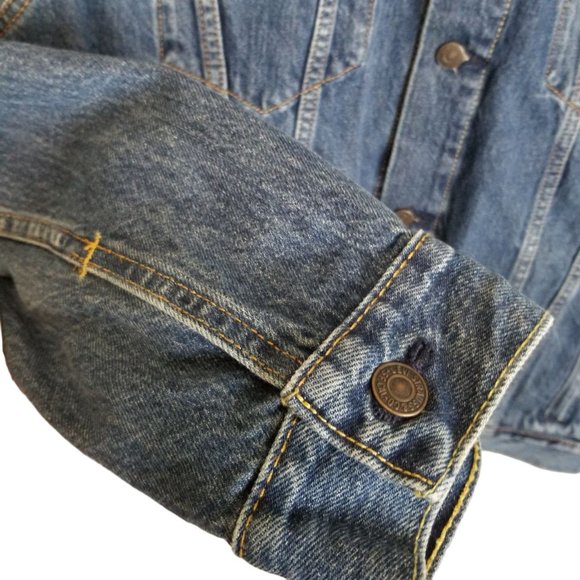 Levi's Mens 3XL Blue Long Sleeves Button Front Den - Picture 5 of 10